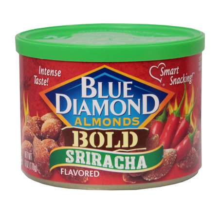 BLUE DIAMOND Blue Diamond Sriracha 6 oz. Almonds, PK12 11046